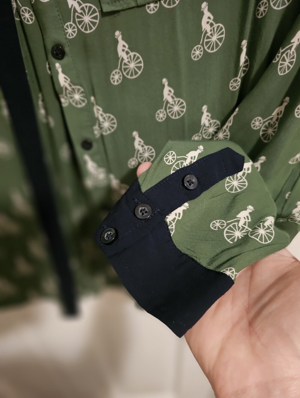 Anthropologie Maeve Green Button Down - Picture 4 of 7